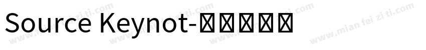 Source Keynot字体转换